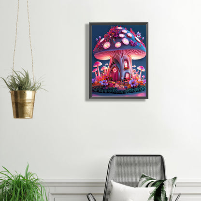 Fantasy Mushroom - Full Square Drill Diamond Painting 50*60CM