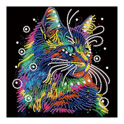 Color Cat - Special Shaped Drill Diamond Painting 30*30CM