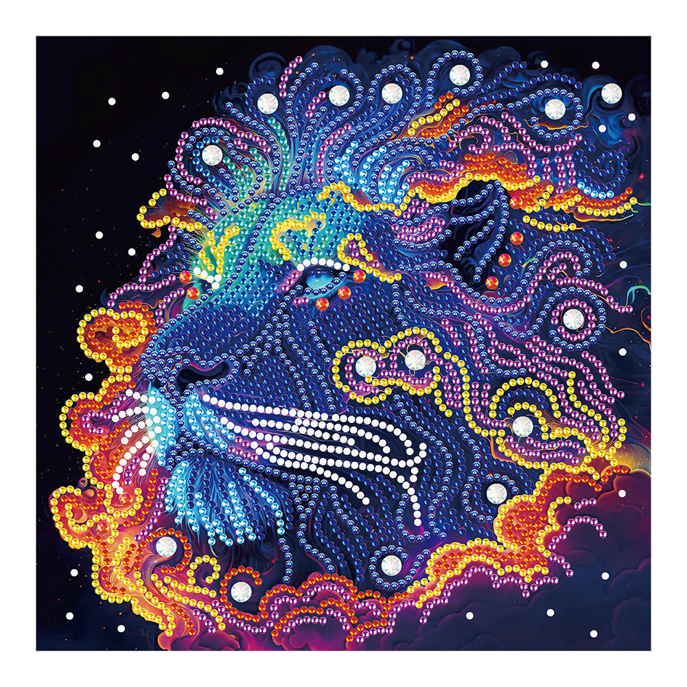 Color Lion - Special Shaped Drill Diamond Painting 30*30CM