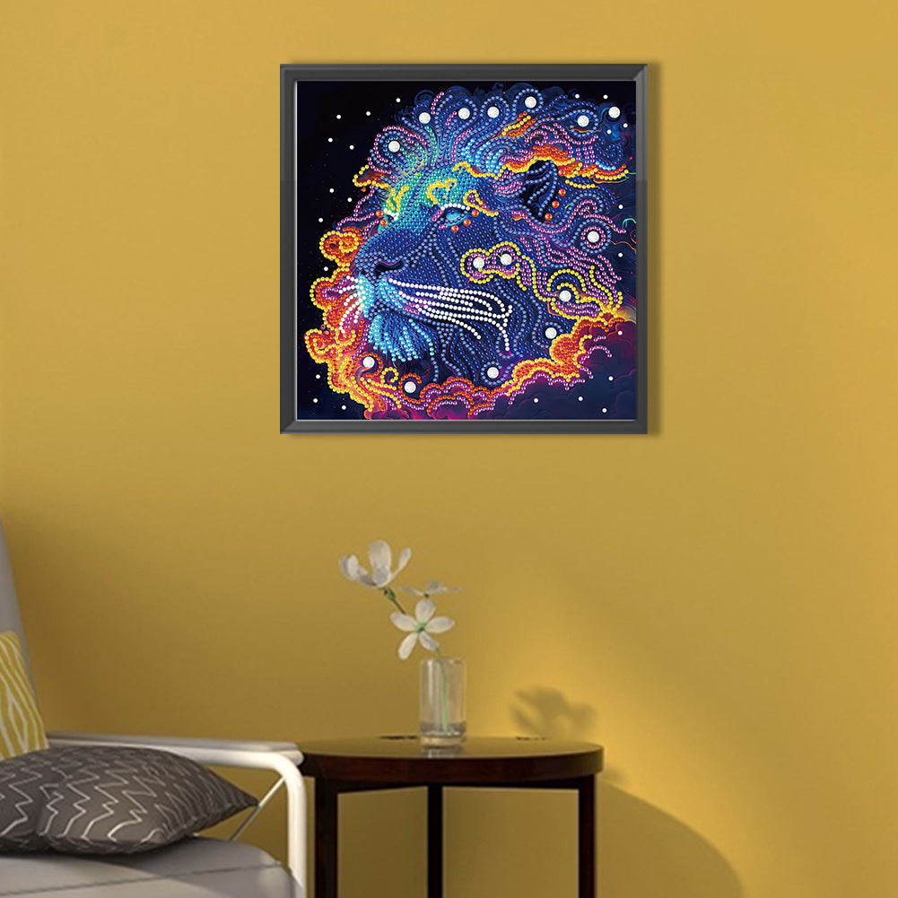 Color Lion - Special Shaped Drill Diamond Painting 30*30CM