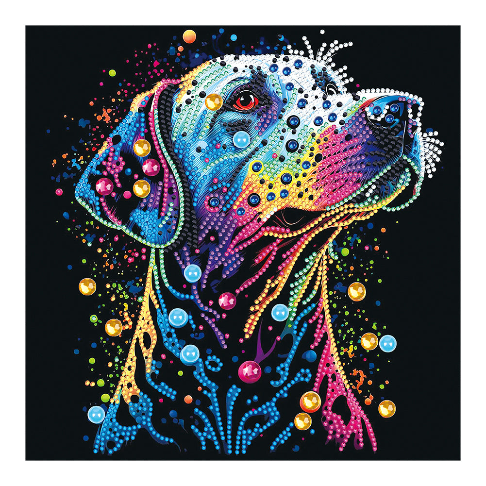 Color Dog - Special Shaped Drill Diamond Painting 30*30CM