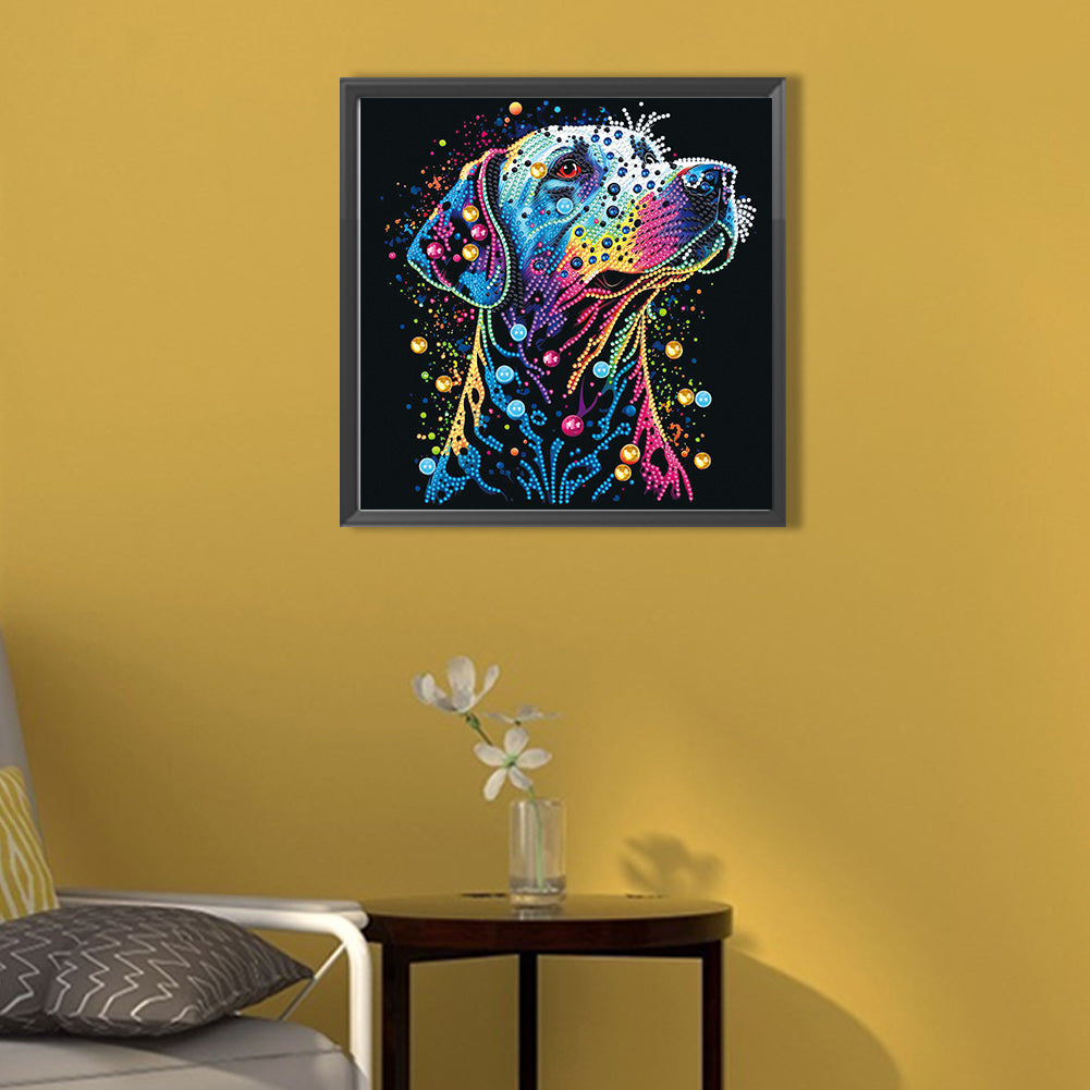 Color Dog - Special Shaped Drill Diamond Painting 30*30CM