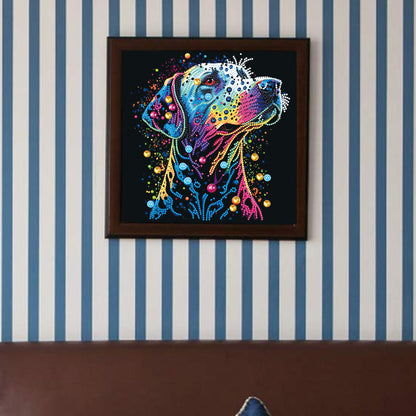 Color Dog - Special Shaped Drill Diamond Painting 30*30CM