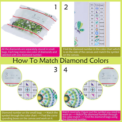 Color Wolf - Special Shaped Drill Diamond Painting 30*30CM