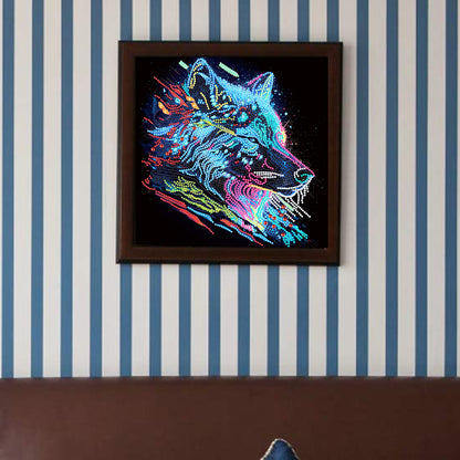 Color Wolf - Special Shaped Drill Diamond Painting 30*30CM