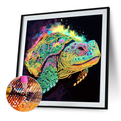 Colored Sea Turtle - Special Shaped Drill Diamond Painting 30*30CM