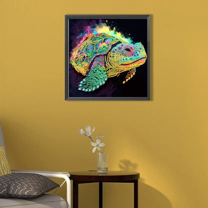 Colored Sea Turtle - Special Shaped Drill Diamond Painting 30*30CM