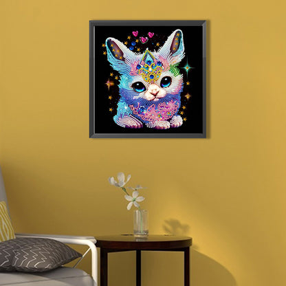 Jeweled Bunny - Special Shaped Drill Diamond Painting 30*30CM