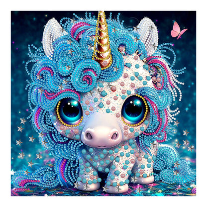 Jeweled Unicorn - Special Shaped Drill Diamond Painting 30*30CM