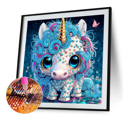 Jeweled Unicorn - Special Shaped Drill Diamond Painting 30*30CM