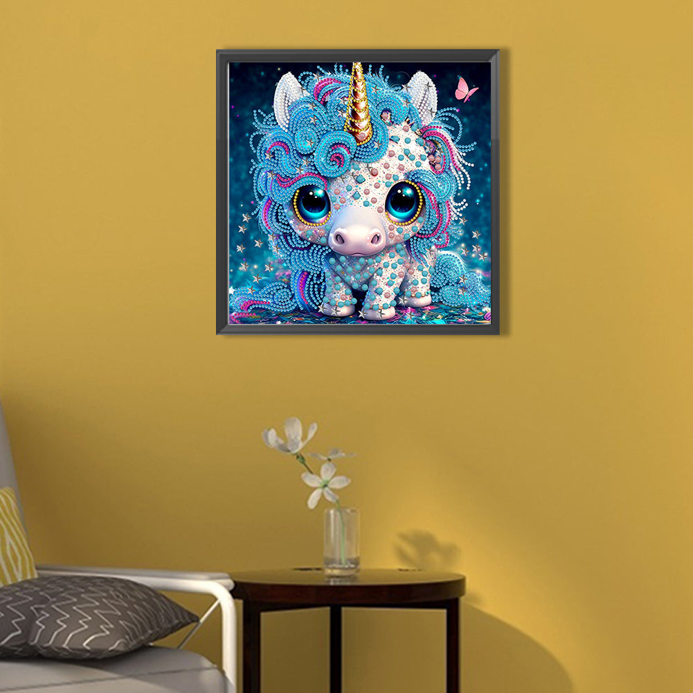 Jeweled Unicorn - Special Shaped Drill Diamond Painting 30*30CM