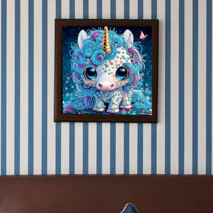 Jeweled Unicorn - Special Shaped Drill Diamond Painting 30*30CM