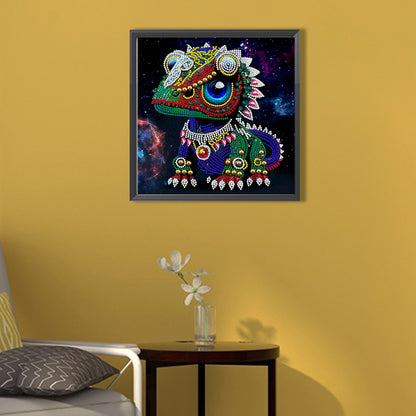 Jeweled Dinosaur - Special Shaped Drill Diamond Painting 30*30CM