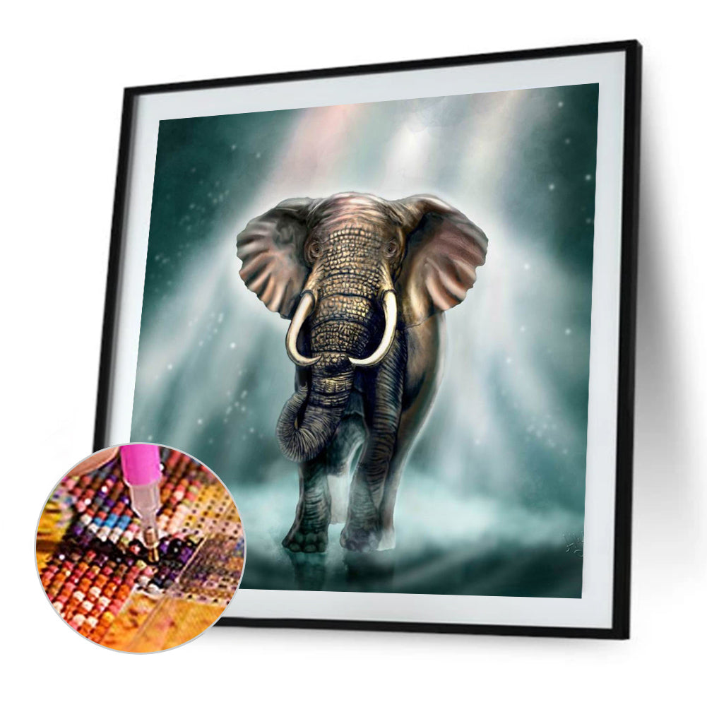 Elephant - Full Square Drill Diamond Painting 30*30CM