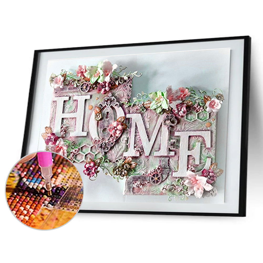 Home - Full Round Drill Diamond Painting 40*30CM