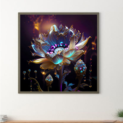 Crystal Flower - Full Round Drill Diamond Painting 30*30CM