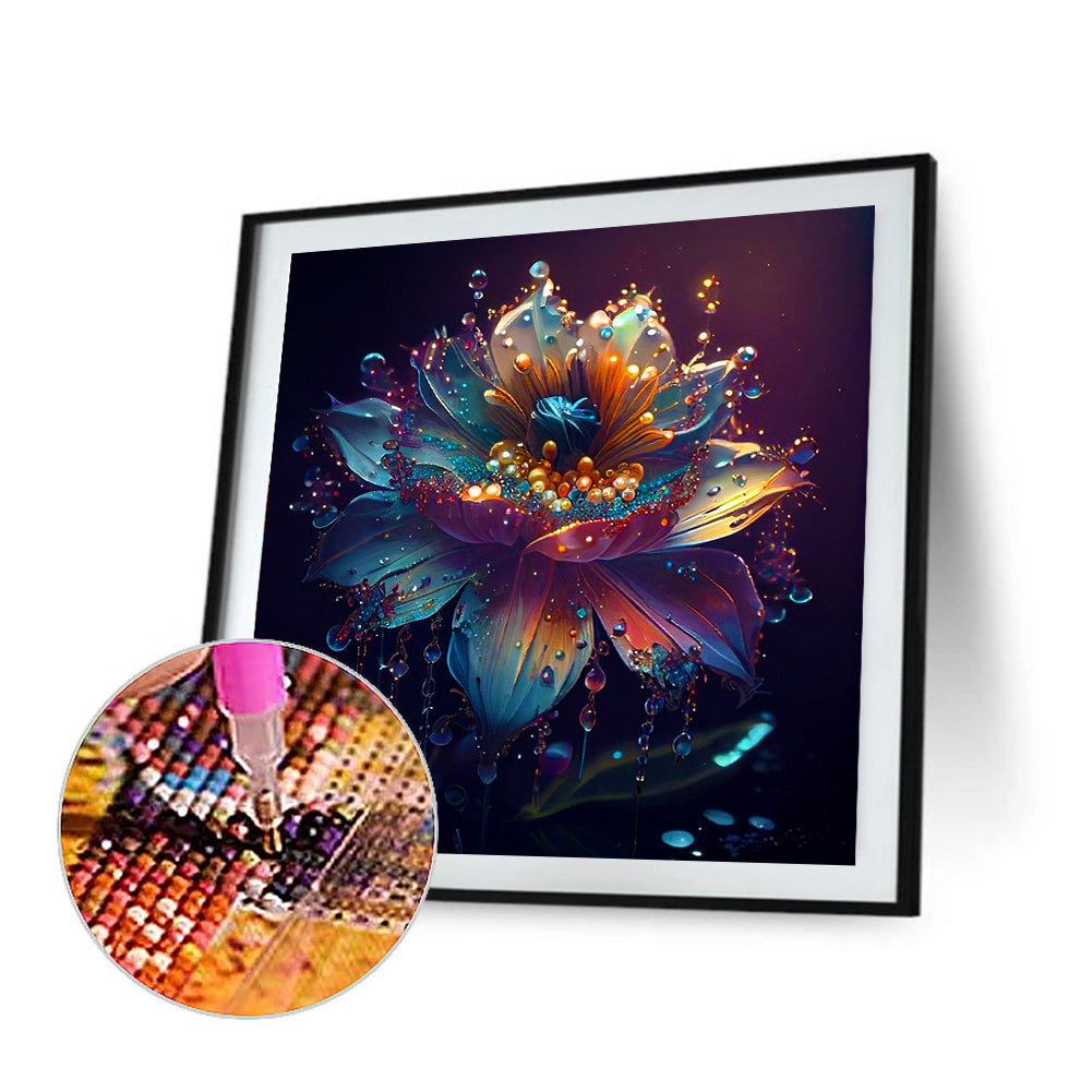 Crystal Flower - Full Round Drill Diamond Painting 30*30CM