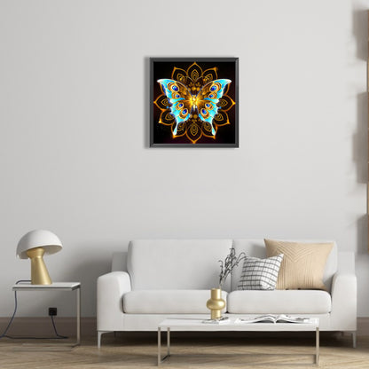 Metal Butterfly - Full Round Drill Diamond Painting 30*30CM