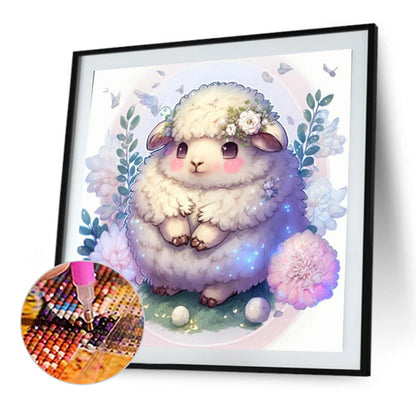 Sheep-O630*30cm(canvas) full-round drill diamond painting