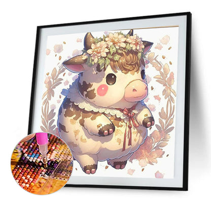 Little Pig-O630*30cm(canvas) full-round drill diamond painting