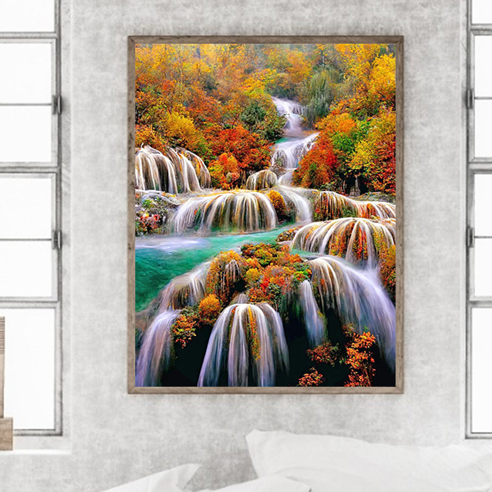 Fall - Full Round Drill Diamond Painting 40*50CM