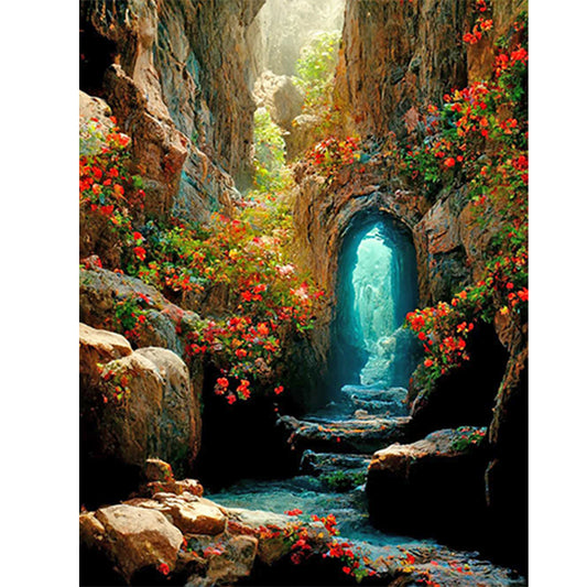Cave - Full Round Drill Diamond Painting 40*50CM