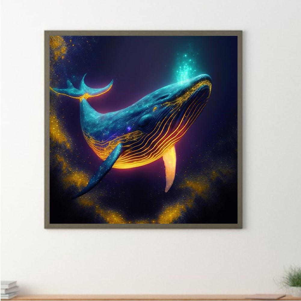 Whale - Full Square Drill Diamond Painting 30*30CM
