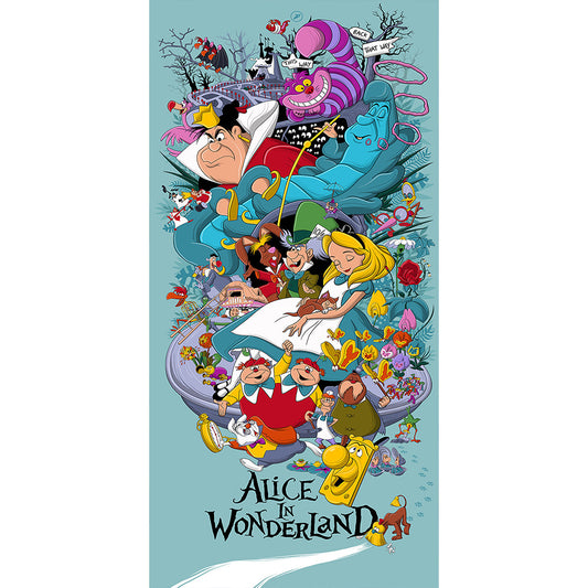 Alice And Her Friends-O630*80cm(canvas) full-round drill diamond painting