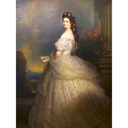 Elizabeth 40*50Ccm(canvas) full round drill diamond painting