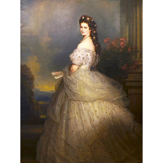 Elizabeth 40*50Ccm(canvas) full round drill diamond painting