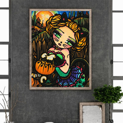 Cute Girl - Full Square Drill Diamond Painting 30*40CM