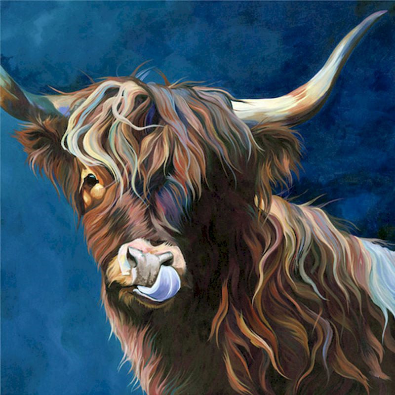 Highland Yak - Full Square Drill Diamond Painting 30*30CM