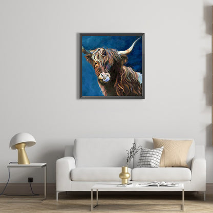Highland Yak - Full Square Drill Diamond Painting 30*30CM