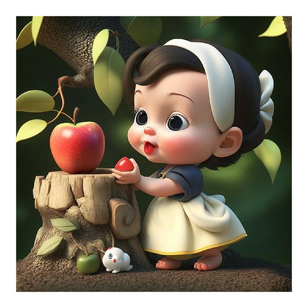 Big Eyes Baby - Full Round Drill Diamond Painting 30*30CM