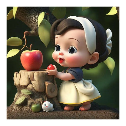 Big Eyes Baby - Full Round Drill Diamond Painting 30*30CM