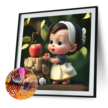 Big Eyes Baby - Full Round Drill Diamond Painting 30*30CM