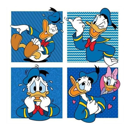 Donald Duck - Full Round Drill Diamond Painting 40*40CM