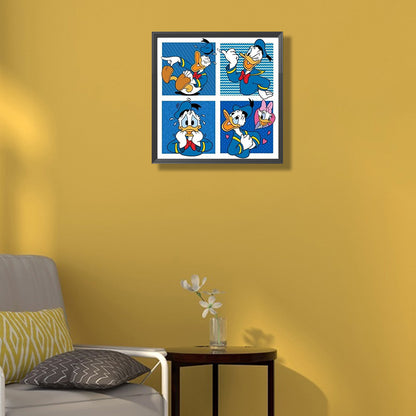 Donald Duck - Full Round Drill Diamond Painting 40*40CM