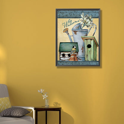 Small Mailbox - Full Round Drill Diamond Painting 50*60CM