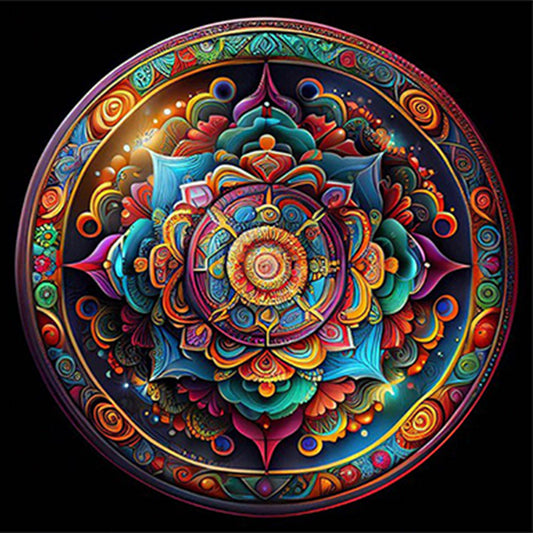 Mandala-O650*50cm(canvas) full-round drill diamond painting