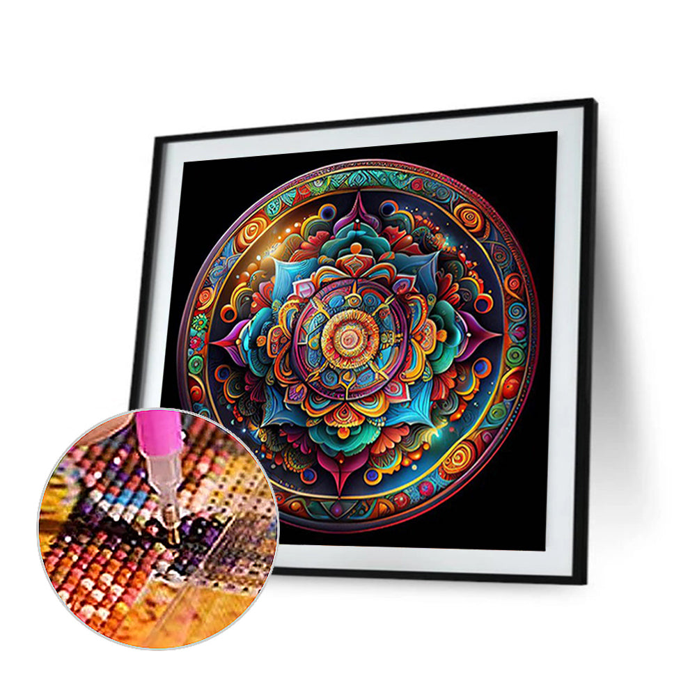 Mandala-O650*50cm(canvas) full-round drill diamond painting