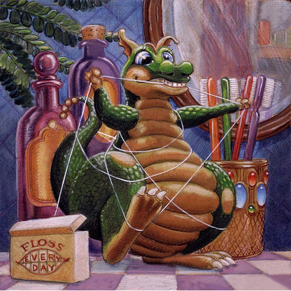 Dragon Man - Full Square Drill Diamond Painting 30*30CM