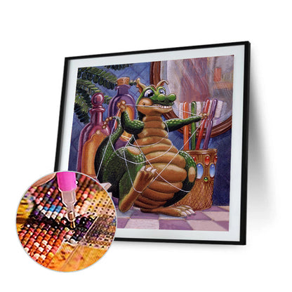 Dragon Man - Full Square Drill Diamond Painting 30*30CM