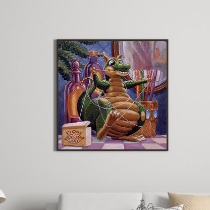 Dragon Man - Full Square Drill Diamond Painting 30*30CM