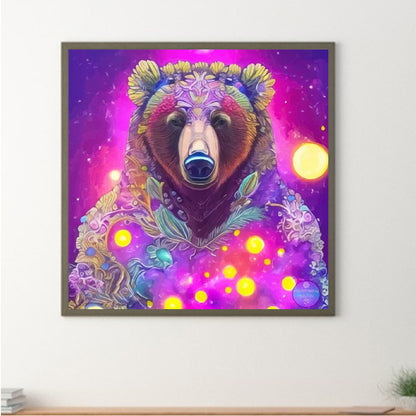 Bear - Full Square Drill Diamond Painting 30*30CM