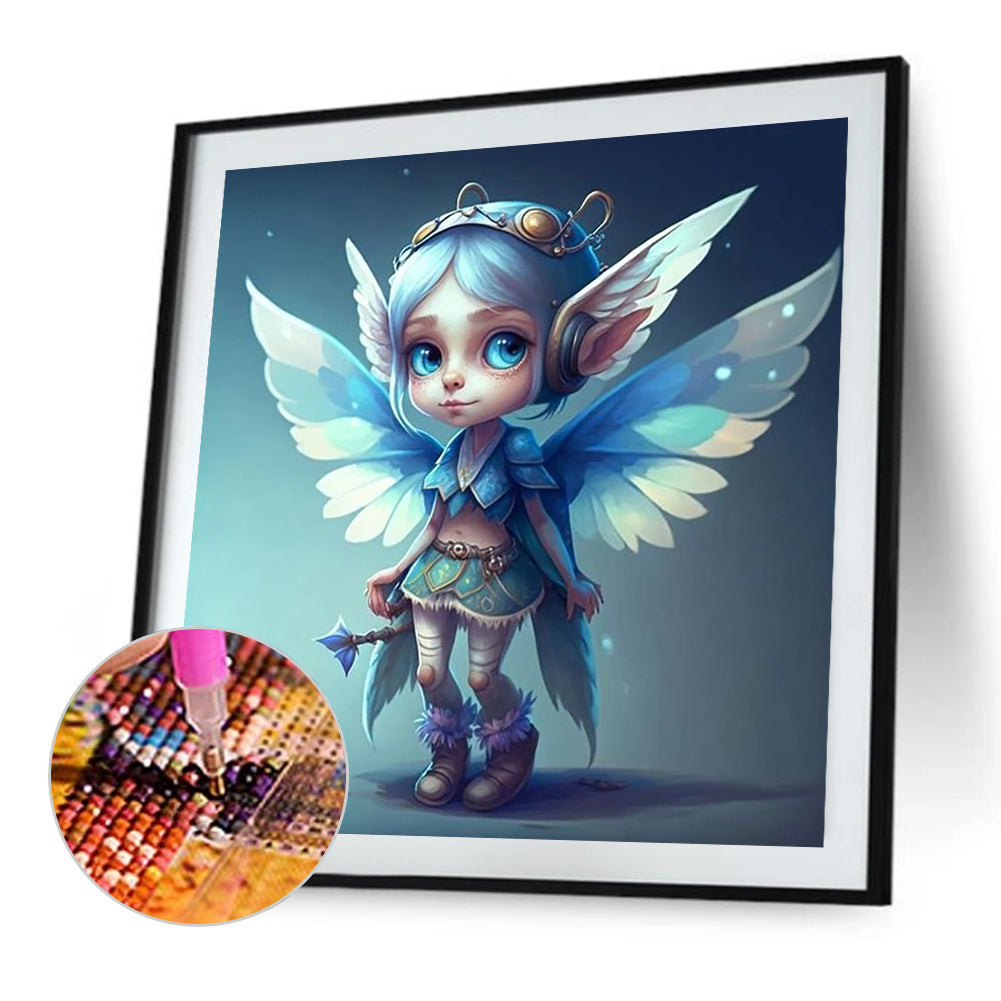 Fairy Little Angel - Full Round Drill Diamond Painting 30*30CM