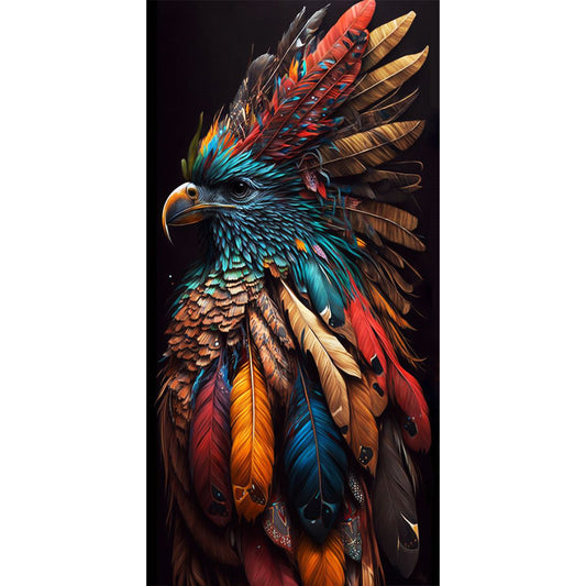 Colorful Owl - Full Square Drill Diamond Painting 40*80CM