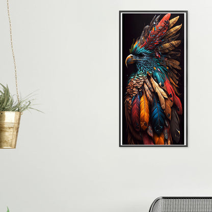 Colorful Owl - Full Square Drill Diamond Painting 40*80CM