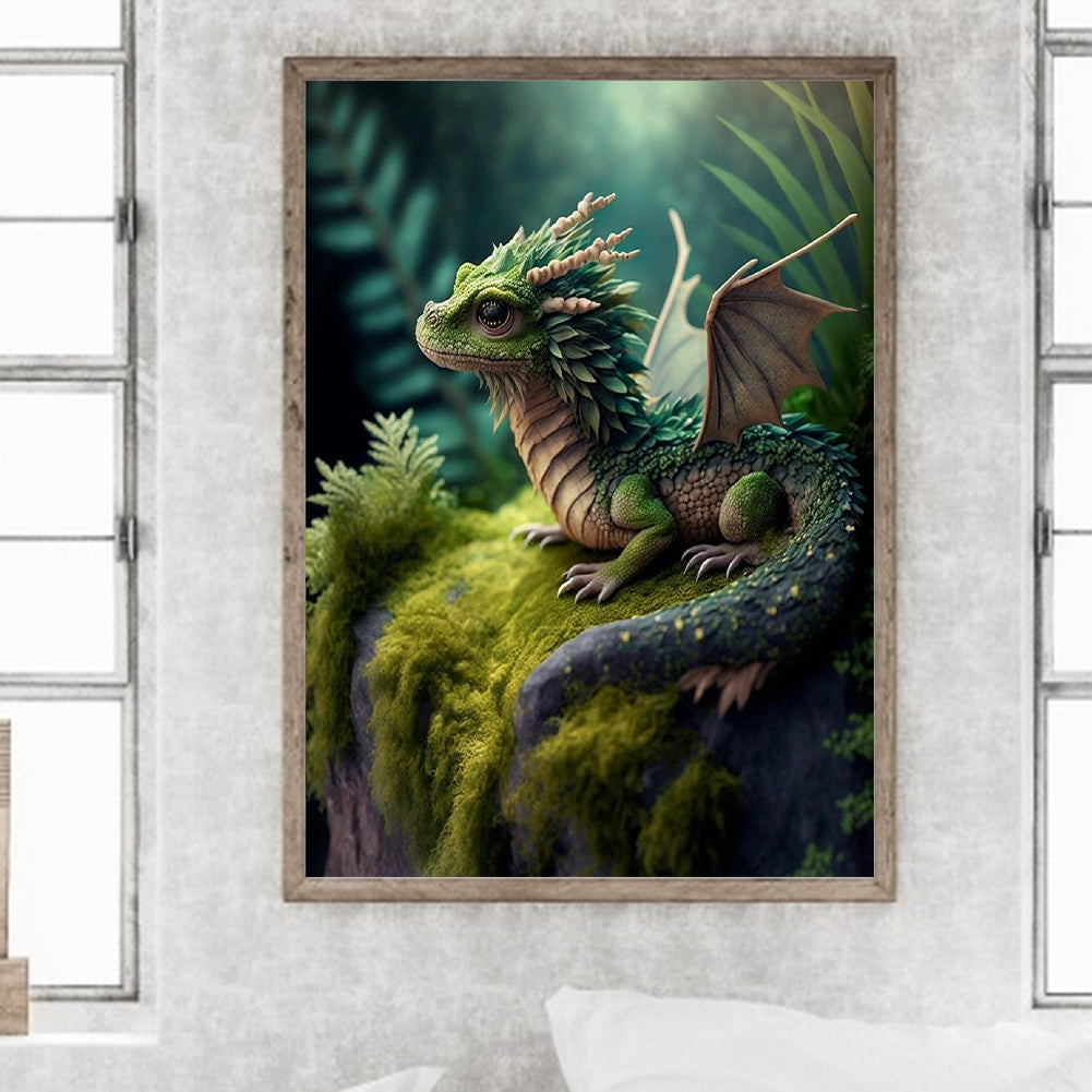 Pterosaur 30*40Ccm(canvas) full round drill diamond painting
