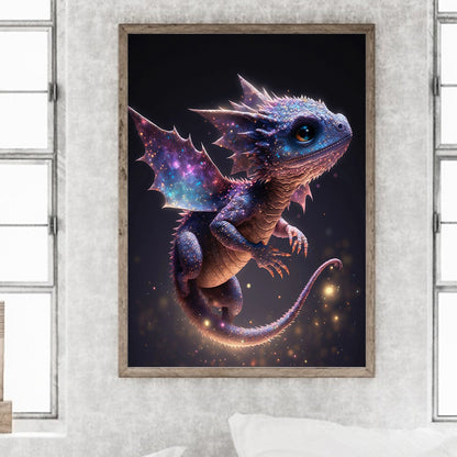 Pterosaur 30*40Ccm(canvas) full round drill diamond painting
